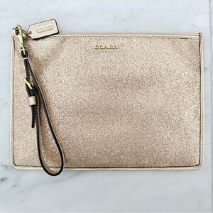 Authentic coach wristlet clutch